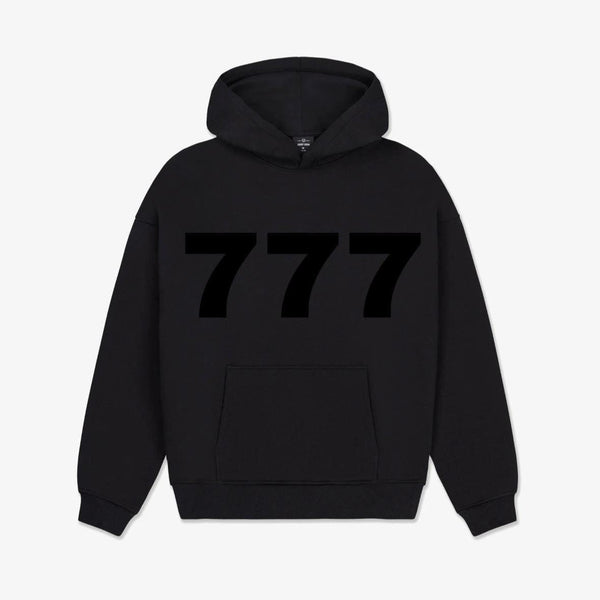 Sweat à capuche brodé 777