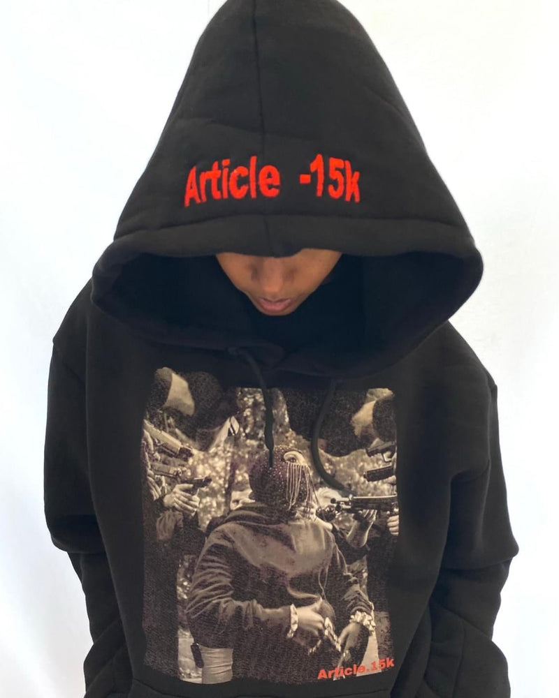 HOODIE À CAPUCHE IMPRIMÉ BASSKOURR